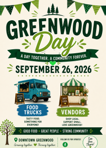 Greenwood Day, Saturday September 26, 2026